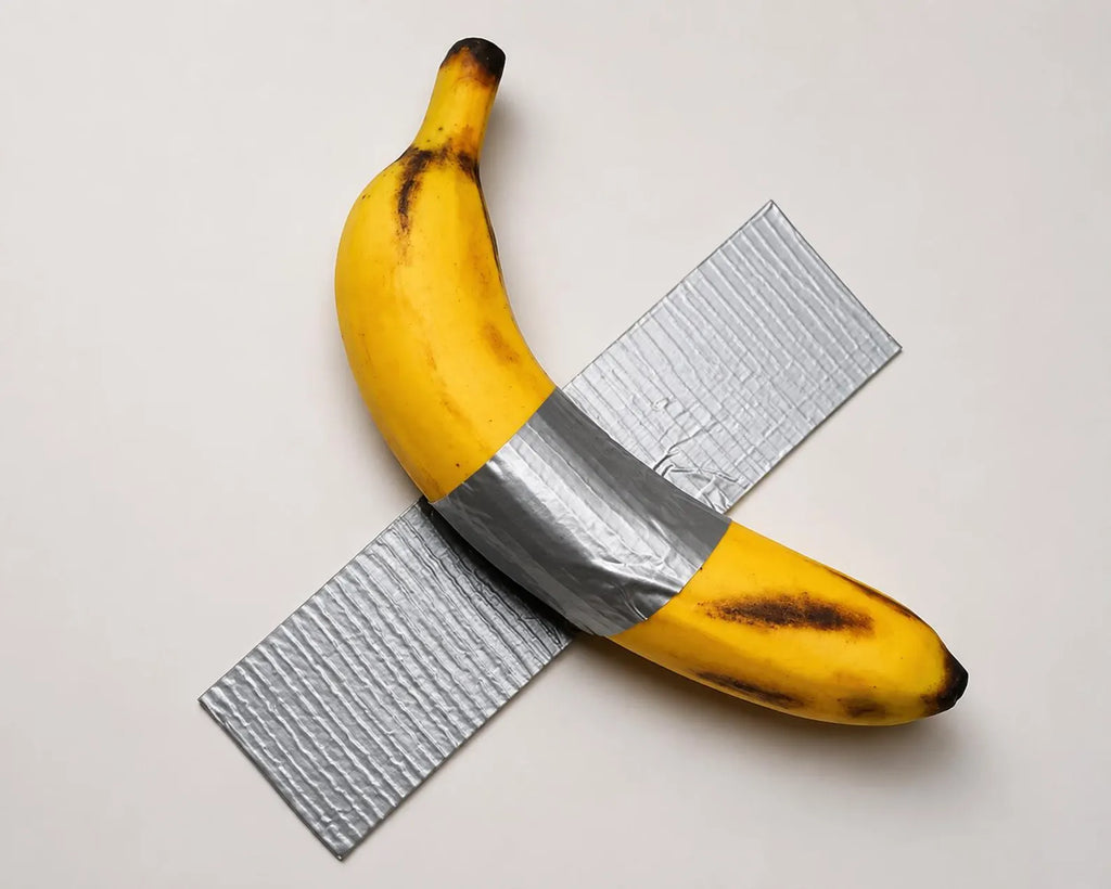 Duct Tape Banana Sculpture